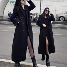 毛呢外套女中长款2025年新款秋冬季时尚高级感赫本风呢子大衣女潮