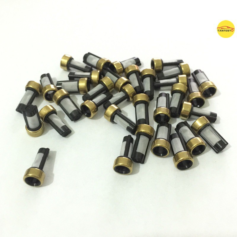 100个6.6/6.0MM铜包边汽车油路喷油嘴过滤网胶圈 修理包拆卸工具