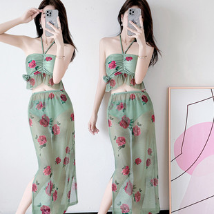 2026�¿��p�ݸ߼��Ъ���Ư���۷�ɫӡ����Ӿ��Ů�Ȼ���bikiniӾ��