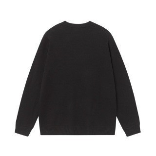 Cross-border m Mengjia 2024 Autumn New iogo Embroidered Men's and Women's Couple Casual Loose Sweater