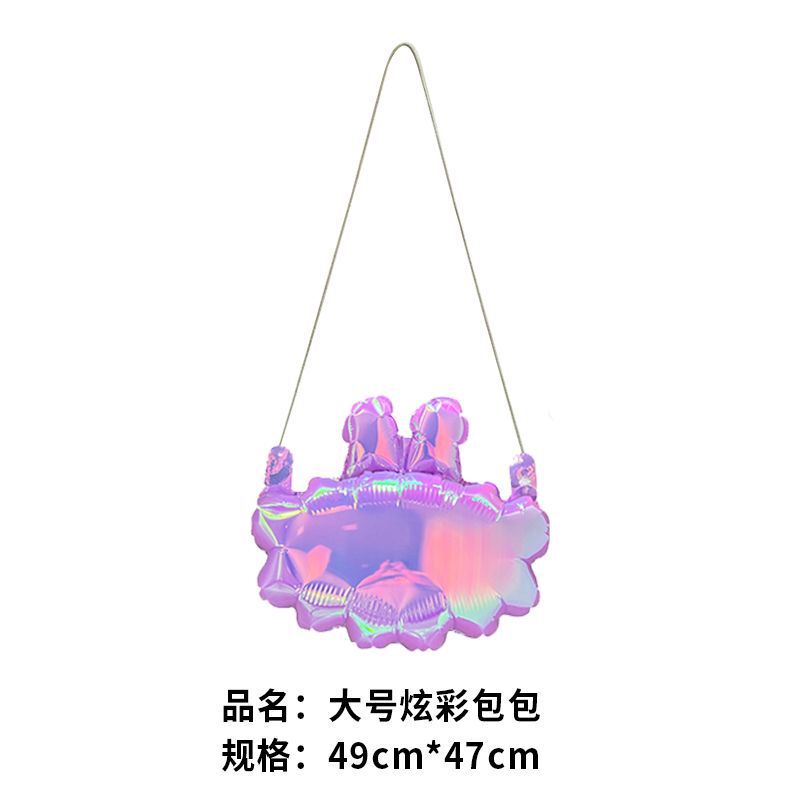 赤い本ins風が輝いてかわいい女の子が風船をかばんします。|undefined