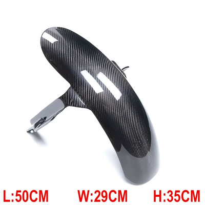 Suitable for Harley Road King Lowrider S/Ts Motorcycle Front Fender Carbon Fiber Modified Exterior Parts (Motorcycle Fender) - twill-gloss-front-fender