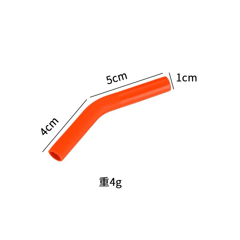 FUENTE fabricante 304 de acero inoxidable taza del coche paja boca de silicona 8mm anti-scald paja cubierta protectora de silicona TAPA DE PAJA