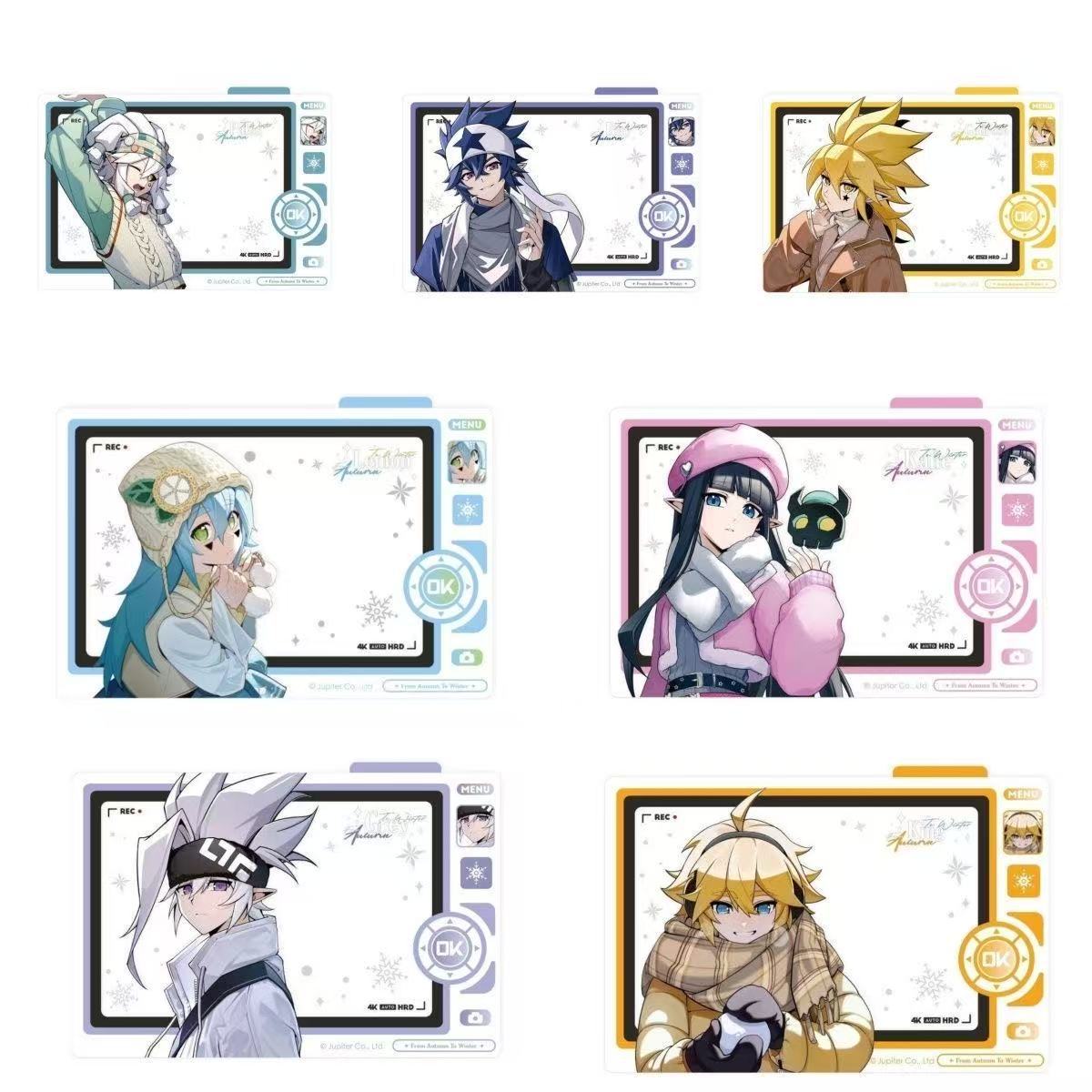 Winter Appointment Series: Two-Dimensional Self-Made Merchandise for Photo Shoots - Lei Shi, Grian, and Li Jie Figurines