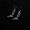 Cute earrings, European style, internet celebrity, simple and elegant design