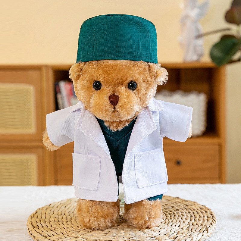 Osos marrones (trajes médicos + sombrero)