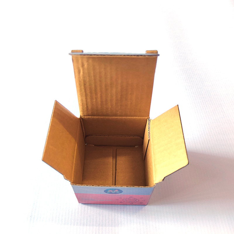 彩印飞机盒批发卡纸盒牛皮纸盒子台湾日本黄色底彩盒盲盒包装盒