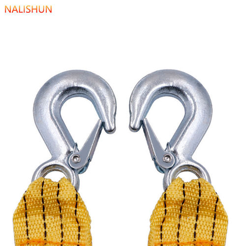 Car trailer rope pull rope off-road vehicle 4 ton 3 meter hook car trailer with strong thickened trolley traction rope