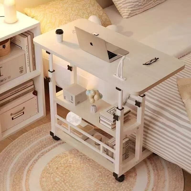 Bedside table, adjustable height, suitable for bedroom, home, dormitory, simple student dormitory desk, lazy person's computer table, sofa table Bedside table, adjustable height, suitable for bedroom, home, dormitory, simple student dormitory desk, lazy person's computer table, sofa table