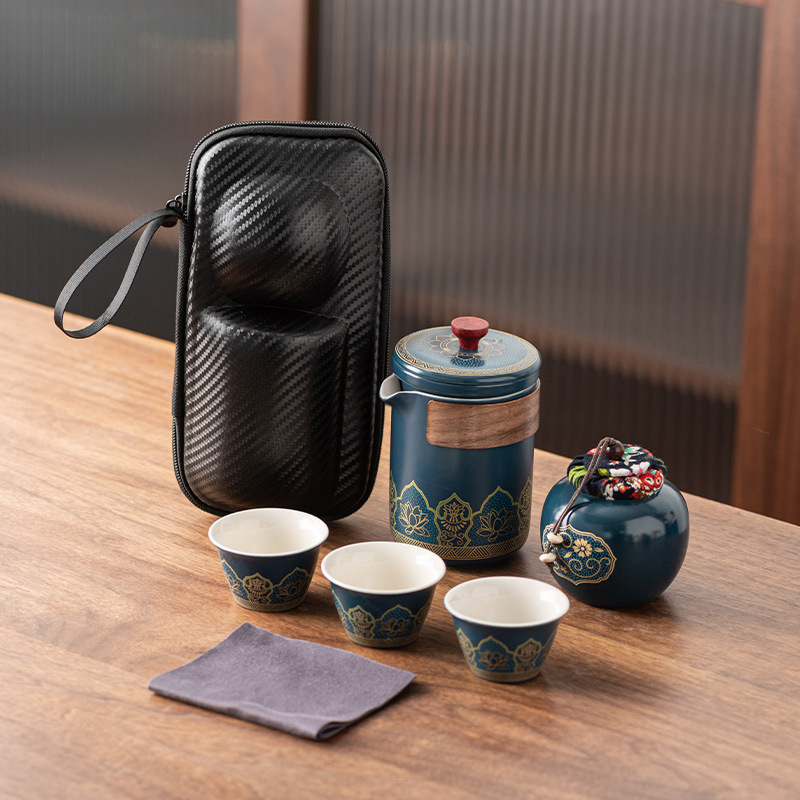 旅行茶器携帯用工夫茶器セット卸売り日本式屋外快客杯祝日会社ビジネスプレゼント|undefined