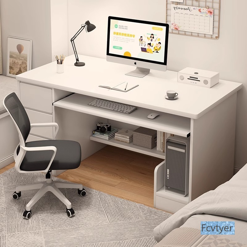 Computer Desk Desktop Desk Student Home Bedroom Study Table Simple Workbench with Drawer Office Desk