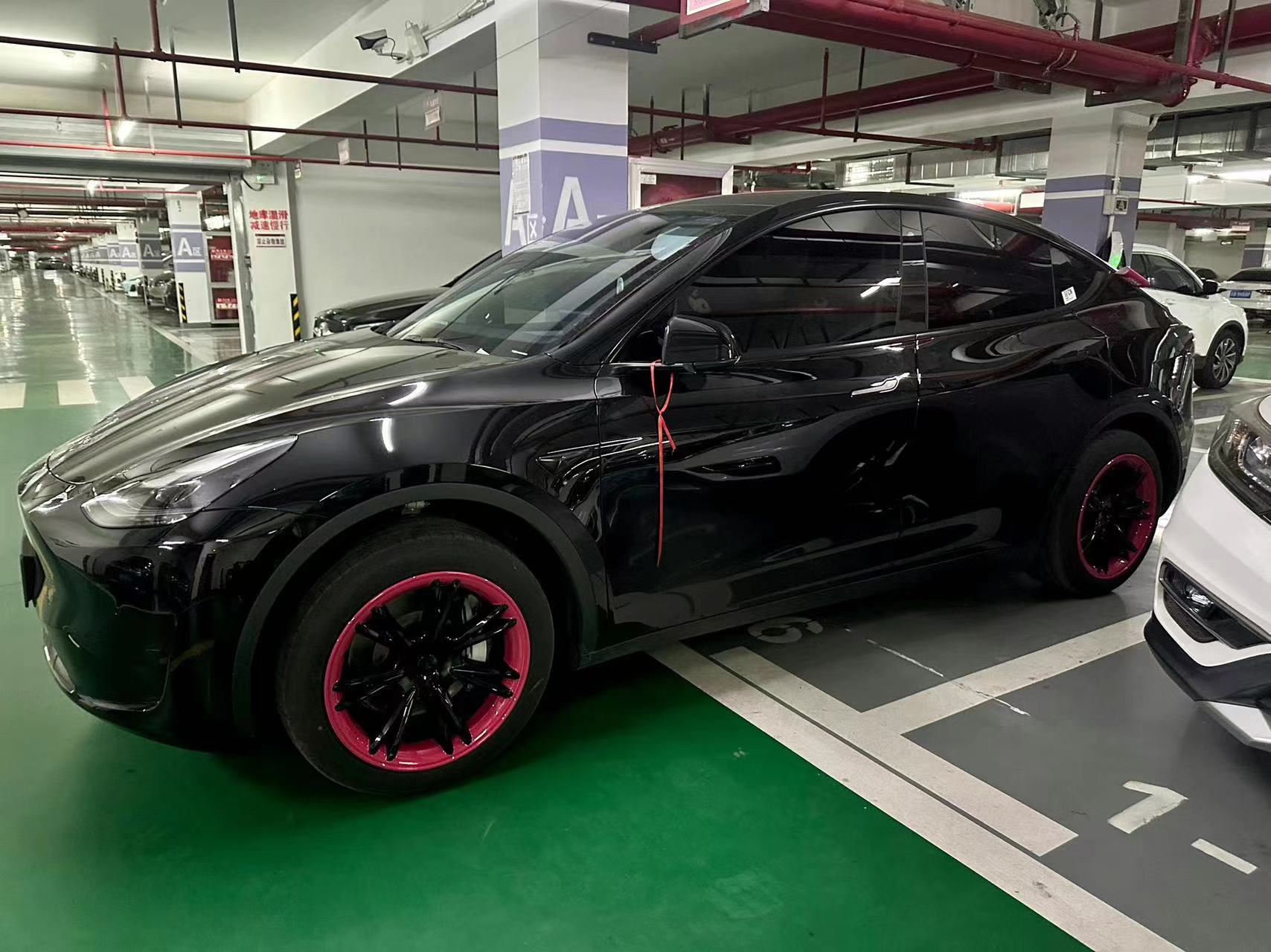 Suitable for Tesla ModelY wheel hub cover decorative protection ring 19 inch modified scratch-resistant all-inclusive bare wheel cover