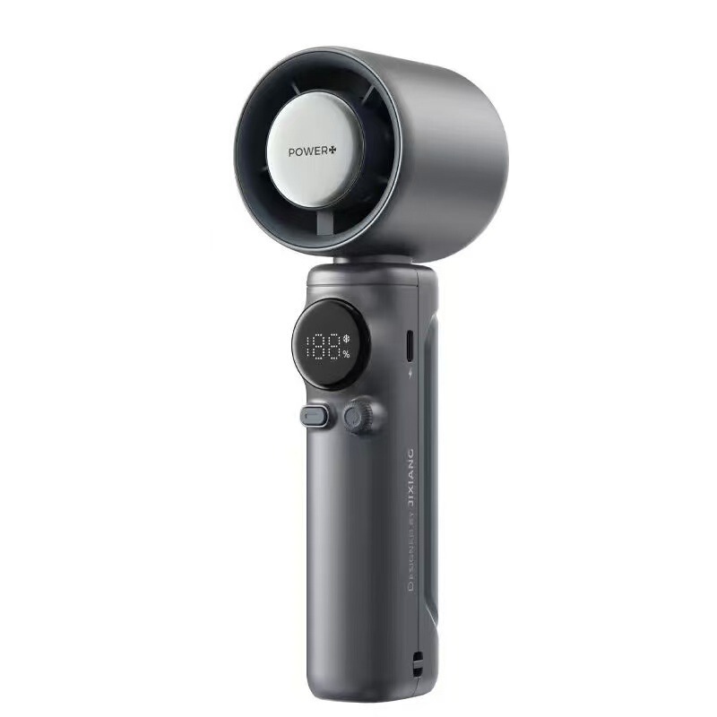 新型ターボ高速手持ち小型ファン屋外ポータブルusb充電100速デジタル表示冷凍ファンクロスボーダー|undefined