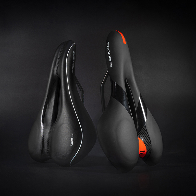 PROMEND bicycle hollow seat cushion mountain bike comfortable silicone breathable saddle road bike leisure seat cushion
