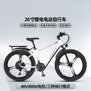 Electric Bicycle Hidden Lithium Battery 24/26 inch Electric Mountain Bike