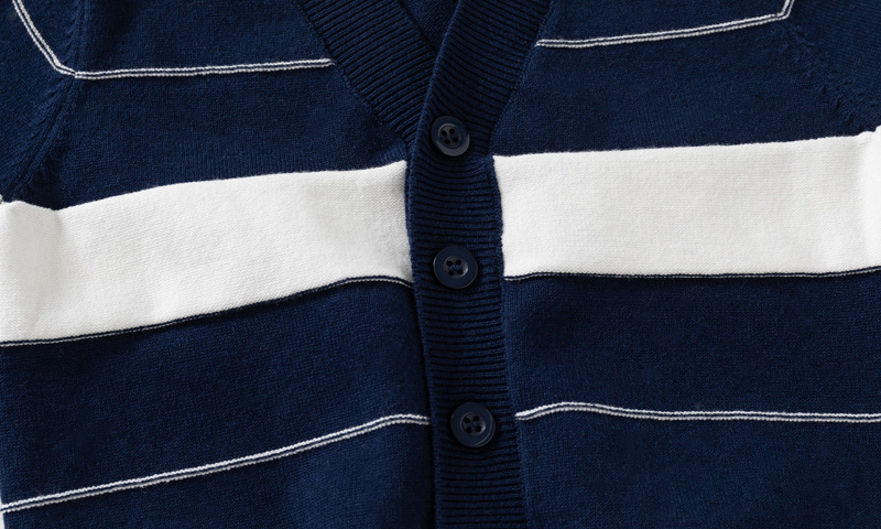 Kinder vest gestreept van katoen voor jongens_voghion.com