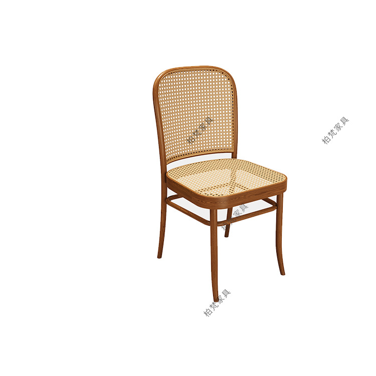 Restaurante temático simple tienda de fideos japonés de tela de caña mesa y silla de madera maciza combinación de restaurante restaurante muebles de comedor comercial
