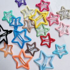 4CMy2kドーパミン星ヘアクリップ子供前额クリップ前髪サイドクリップ壊れましたヘアクリップbbクリップ髪饰り