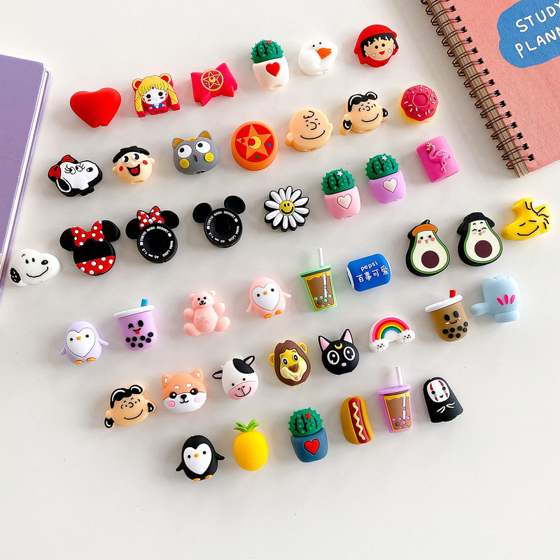 Data Cable Protective Cover Cartoon Suitable for Apple Data Cable Protective Cover Charging Cable Protective Cover Cable Fixer Cable Bite Device