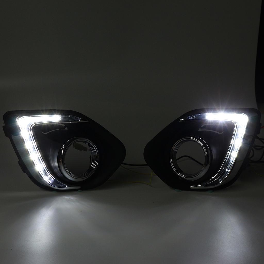 Aplicable a Mitsubishi 13 / 14 / 15 modelo ASX modificado LED luz diurna luz de dirección de agua corriente luz de barra de niebla delantera