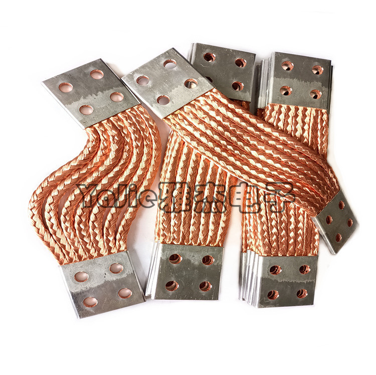 供应多股铜绞线导电带 软连接 特软方形铜编织线软连接可随意弯曲