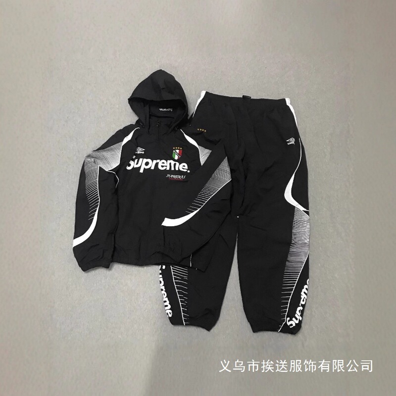 European and American Drill Functional Windbreaker Track Jacket Hooded Jacket Drawstring Sports Coat Football Wholesale