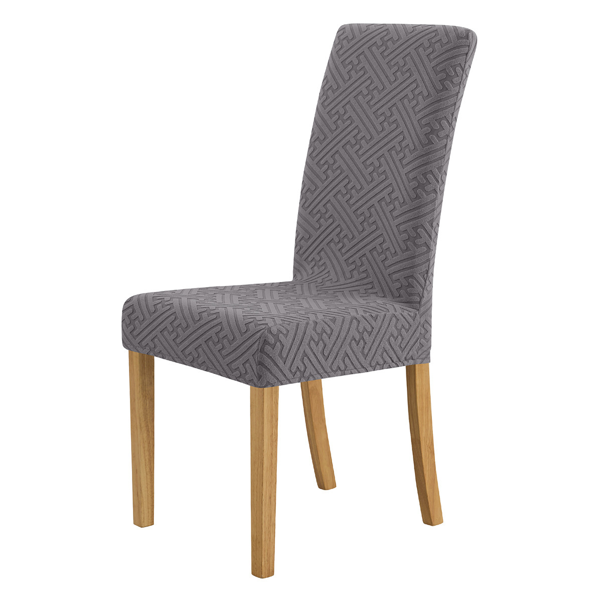 Silla de comedor de hotel para el hogar con tela jacquard elástica transfronteriza Parsons Chair