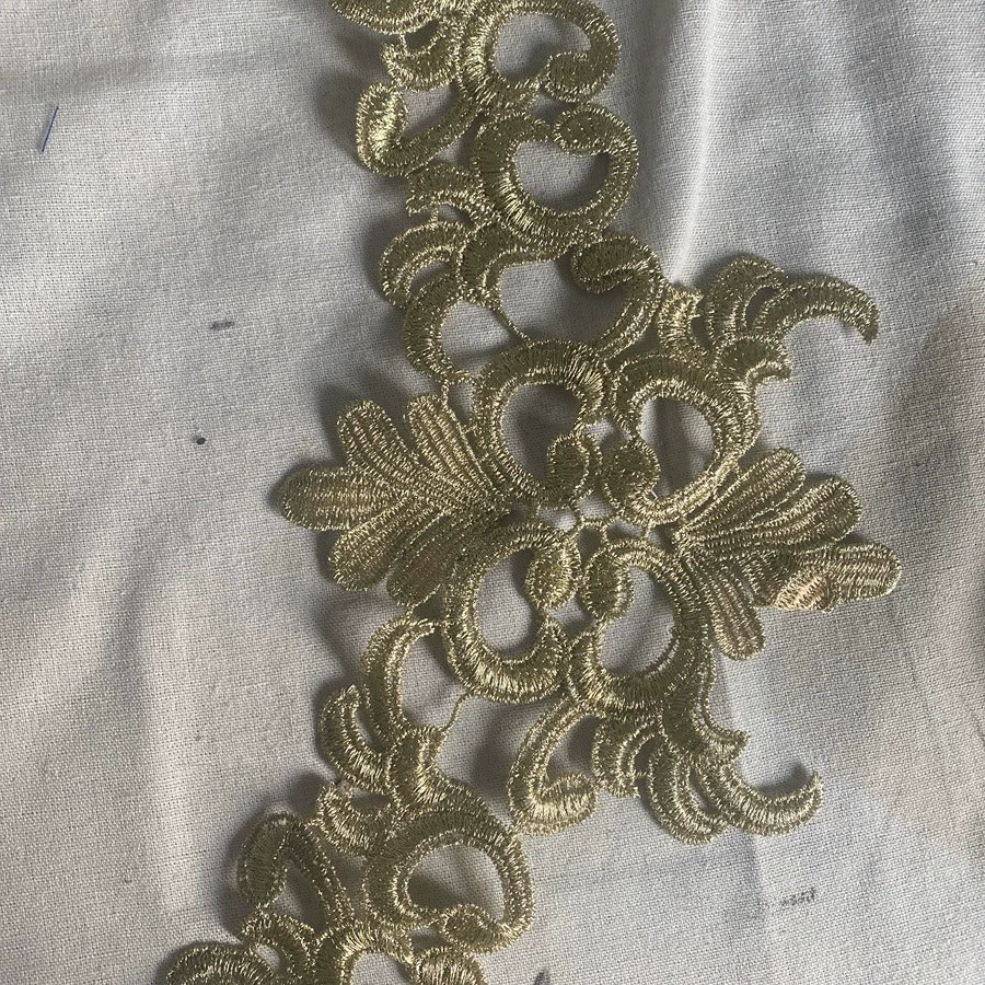 Кружева diy большой золотой ретро выдолбленный водяной кружевной вышивкой аксессуары для штор аксессуары