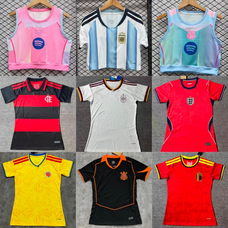 2627 Women's Jersey Summer Pure Cotton American Fashion Brand Letter Print Unisex Couple Loose Short-Sleeve Top Football