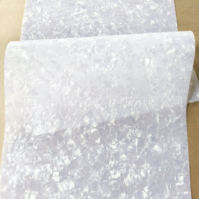 White Porcelain Film Pvc Color Paper Backing Paper Furniture Phone Case Glass Jewelry Shell Pattern Ice Flower Wholesale
