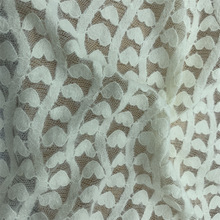 秋冬款羽毛纱面料 加绒磨毛锦氨弹力蕾丝面料 连衣裙 打底衫蕾丝