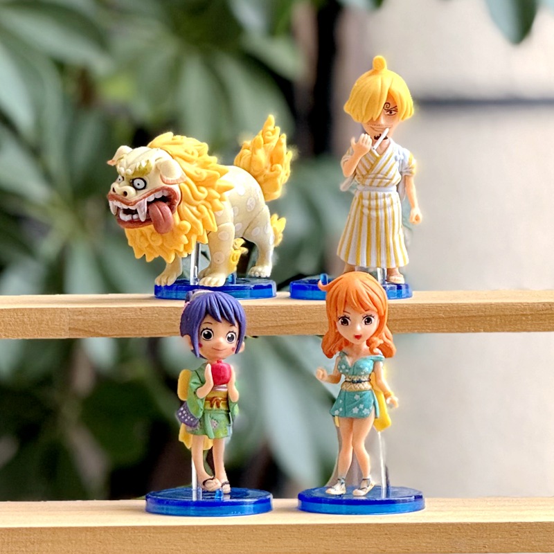 10款海贼王和之国路飞索隆山治娜美罗锦卫门阿玉手办玩具蛋糕摆件