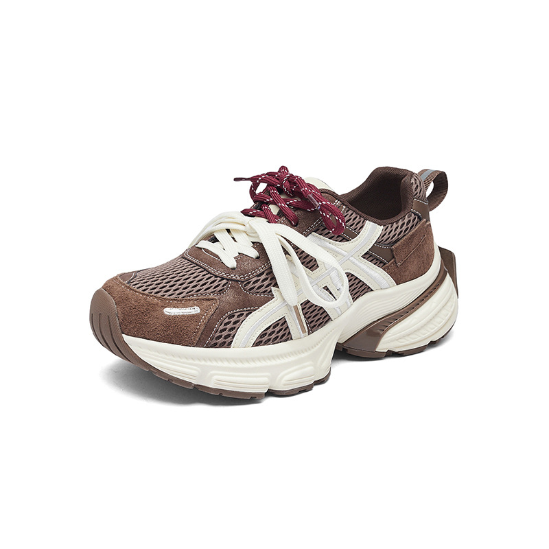 Augu Shi Deng grueso zapato padre y mujer 2025 otoño nuevo zapato de correr ligero al aire libre zapatos de senderismo zapatos deportivos casuales