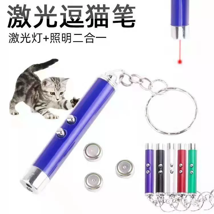 Small flashlight with laser, training, pet