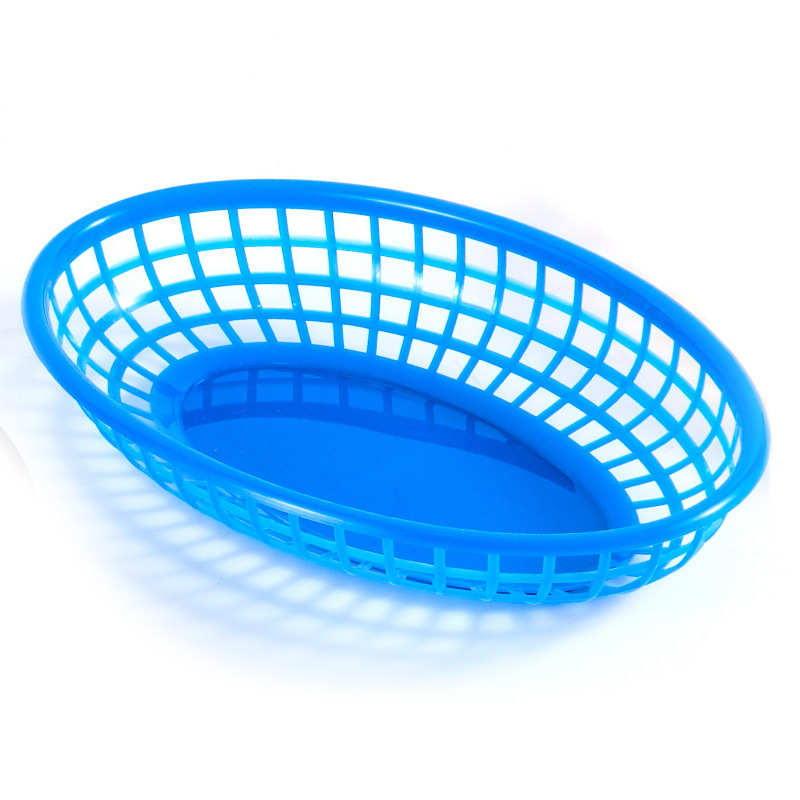 Cesta Plástica con Forma de Barco para Comida Rápida y Frutas