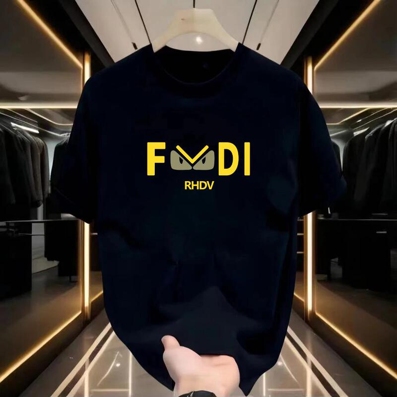 American Trendy Brand 260g Heavy Double Yarn Combed Short-Sleeved T-Shirt Men's Summer Ice Silk Cool Loose Round Neck American Trendy Brand 260g Heavy Double Yarn Combed Short-Sleeved T-Shirt Men's Summer Ice Silk Cool Loose Round Neck