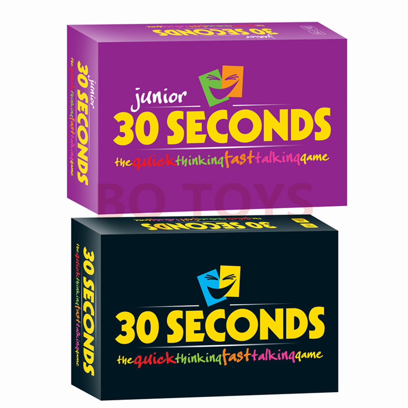 疯狂30秒英语游戏卡牌思维英文聚会桌游 English 30 SECONDS GAME