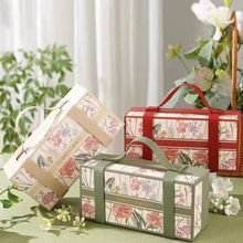 新款手提绒布礼盒伴娘伴手礼多色喜糖盒礼物包装盒结婚宾客回礼
