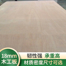 木工面板 18MM家装工装包装胶合板 科技面大芯板批发