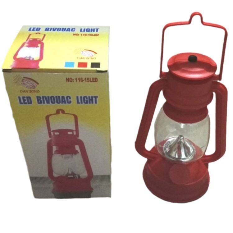 Nuevo plástico lámpara portátil LED colorido batería linterna camping lámpara tienda lámpara hogar dormitorio lámpara de noche