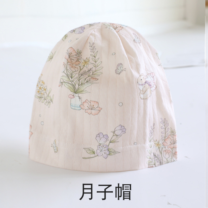 产妇月子帽夏薄款春秋款纯棉a类月子发带头巾睡觉可戴空调房孕妇|undefined