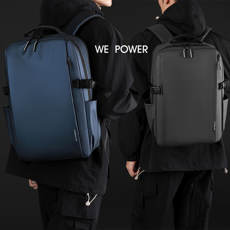 WEPOWER nuevo tipo de hombre de gran capacidad de mochila de computadora de viaje simple mochila de negocios mochila impermeable