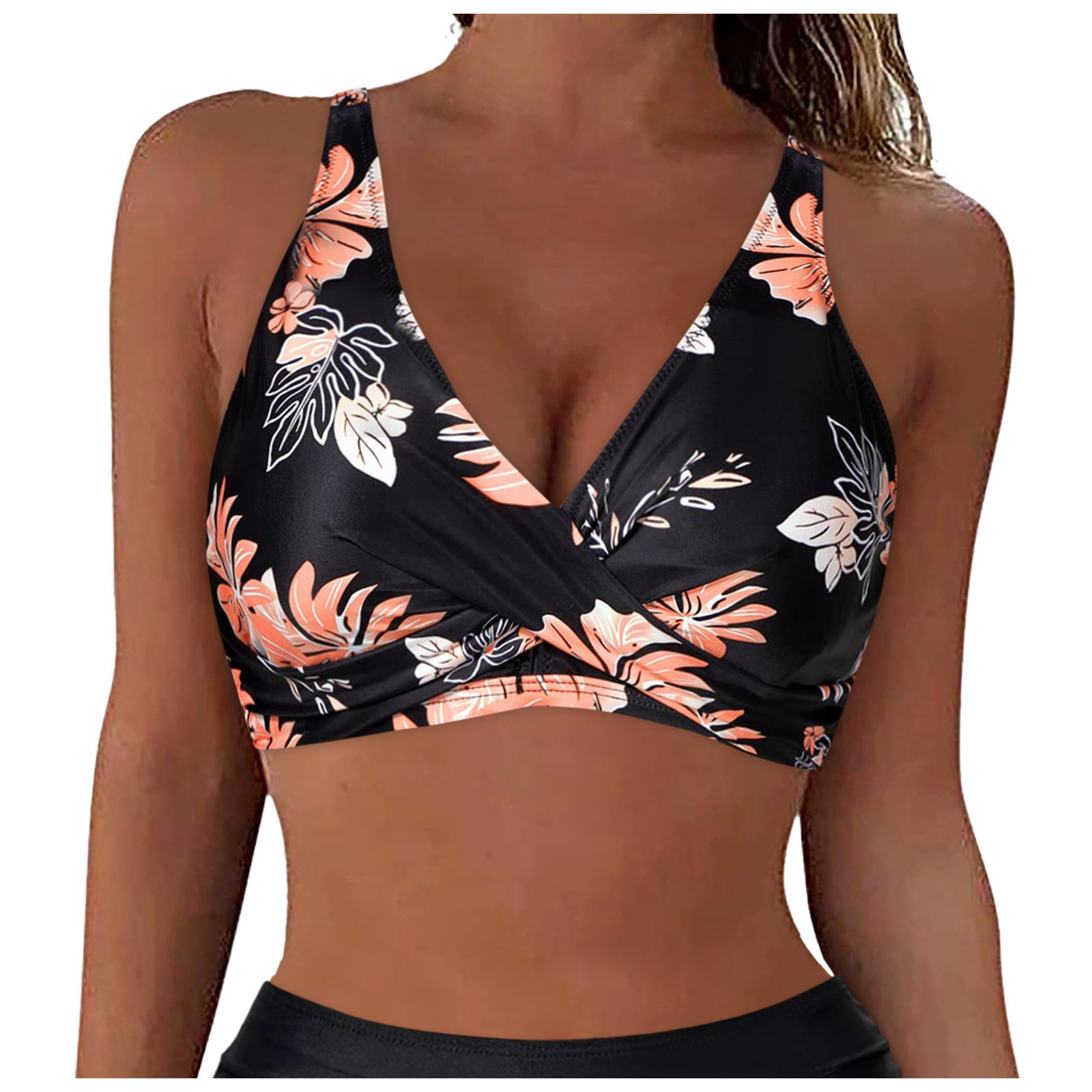 Cross-border para mujeres cubiertas completas bikini vestir camisa de baño bra deportivo camisa de baño