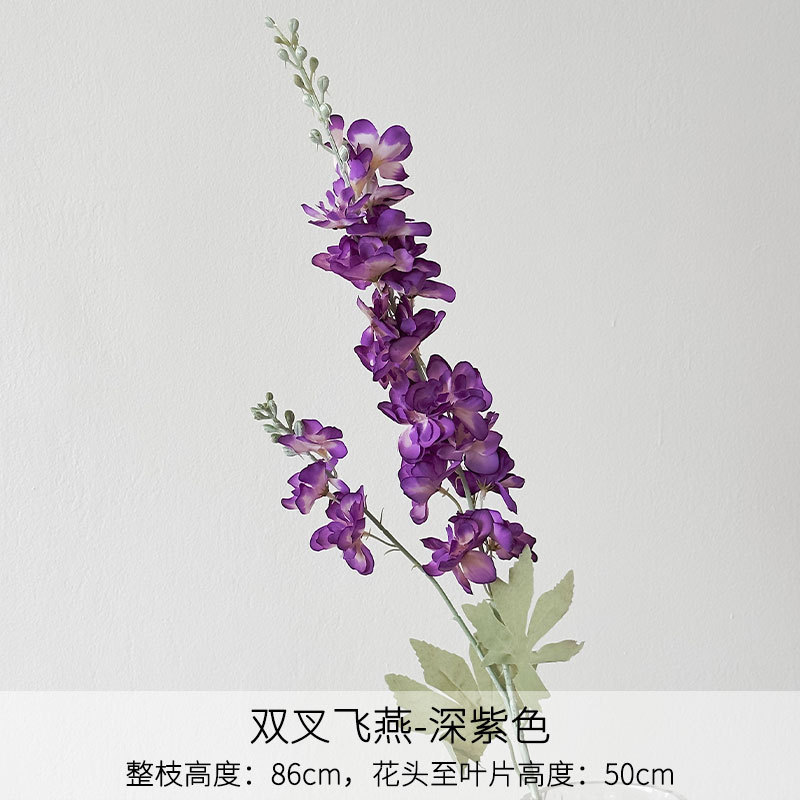 Golondrina voladora de doble tenedor morado oscuro