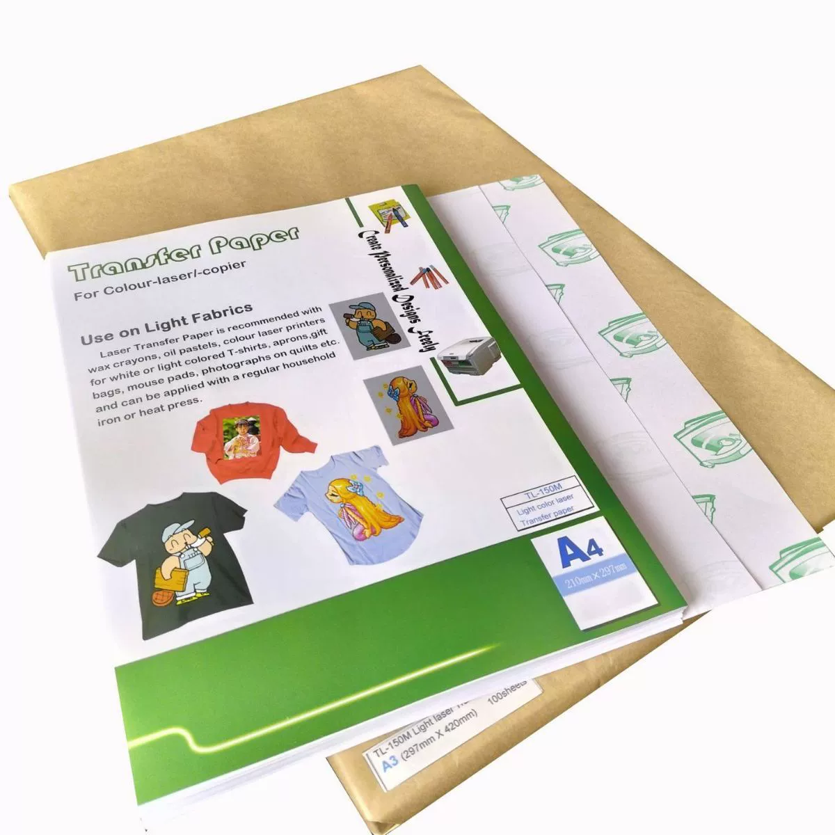 Фучжоу ализанин TL-150M лазер без резки теплопередачи бумаги laser heat transfer paper