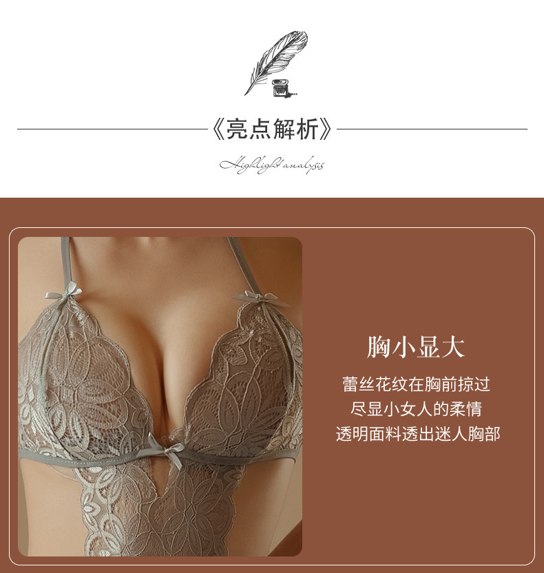 Women’s Lace Maid Role Play Costume Bodysuit, Sheer Mesh, Antique Style, One Size — detail image 4