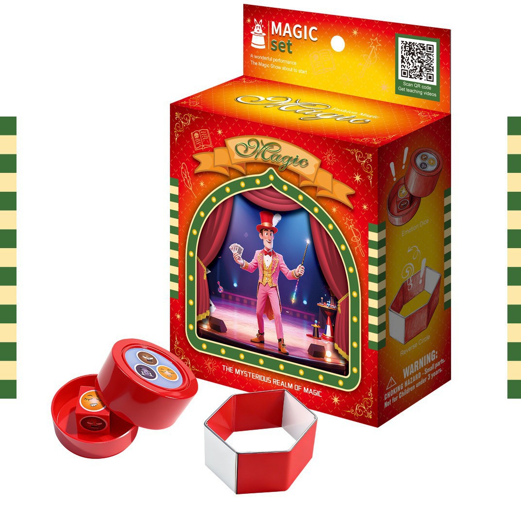 Puzzle infantil transfronterizo bolsillo mágico accesorios mágicos interacción padre-hijo cambio mágico caja de regalo image 3