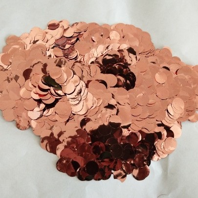 1cm 로즈 골드 스팽글 500g