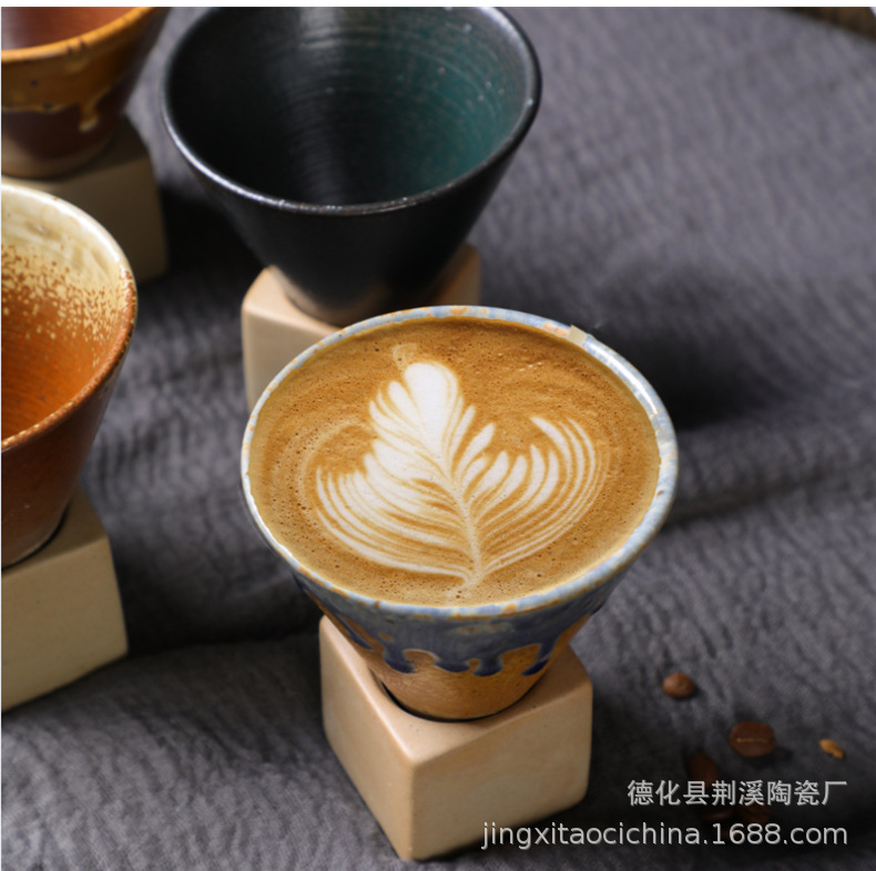 日式粗陶马克杯创意跨境杯子亚马逊爆款ins风杯子陶瓷复古咖啡杯详情11