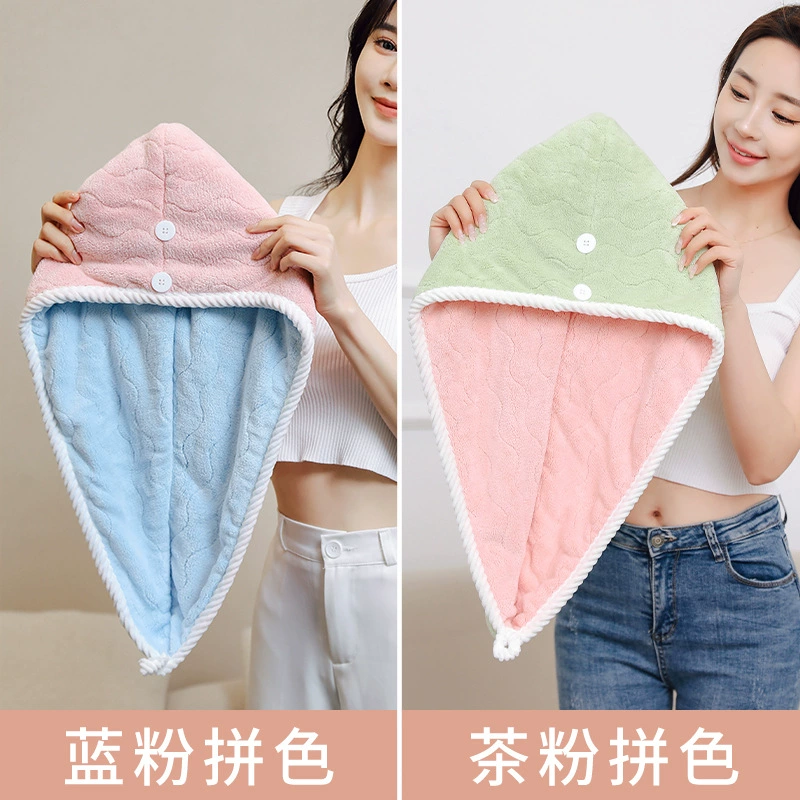 Quick dry hair towel, shower cap, scarf, water absorbent, increased thickness